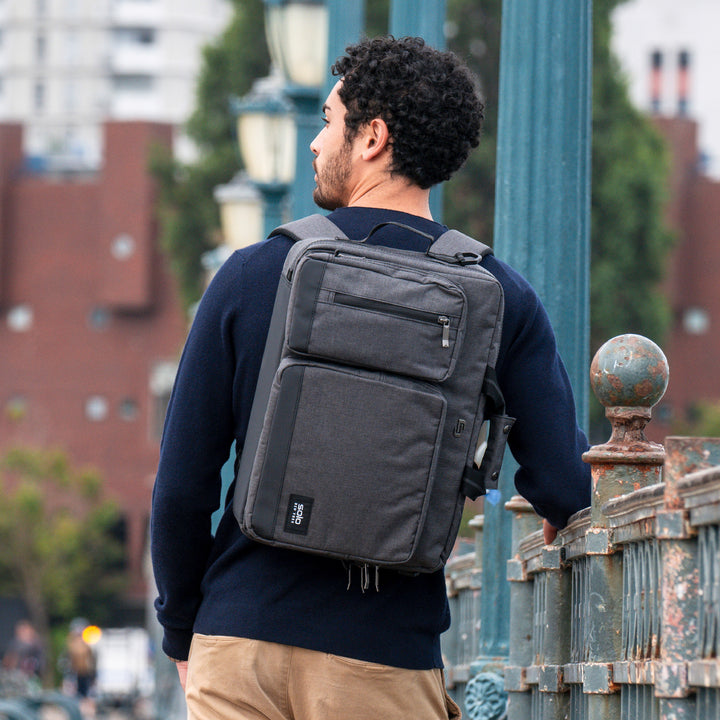 Duane Hybrid Briefcase Backpack
 #color_gray